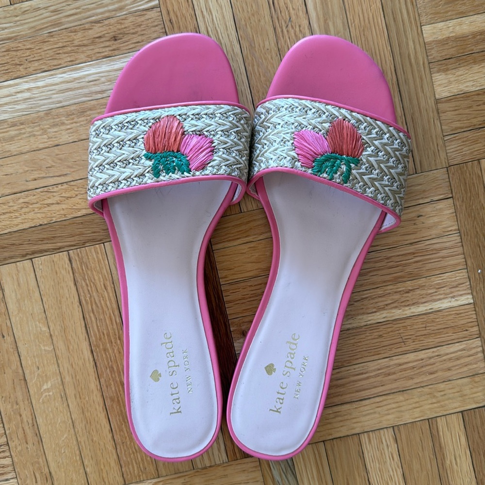 Kate Spade Strawberry Finefetti Sandals